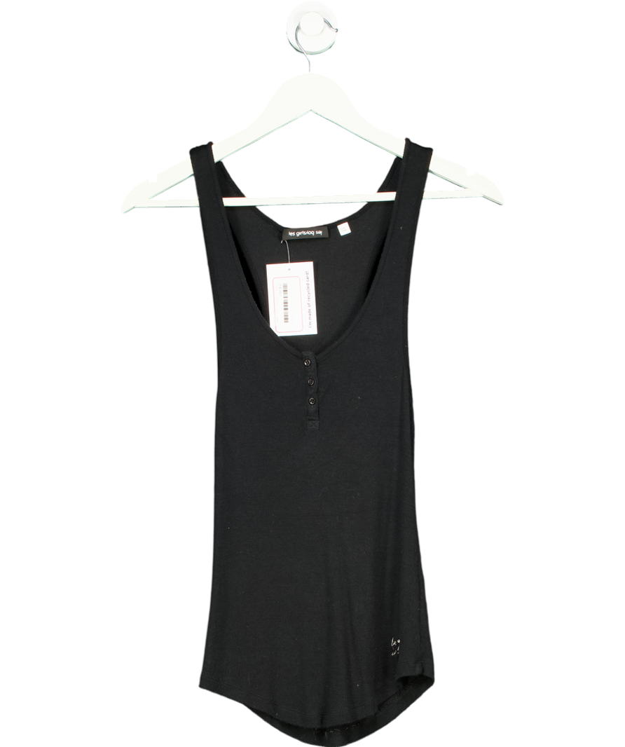 LES GIRLS LES BOYS Les Girls Les Boys - Rib Jersey Vest In Black No Size