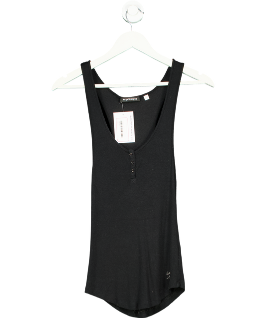 LES GIRLS LES BOYS Les Girls Les Boys - Rib Jersey Vest In Black No Size