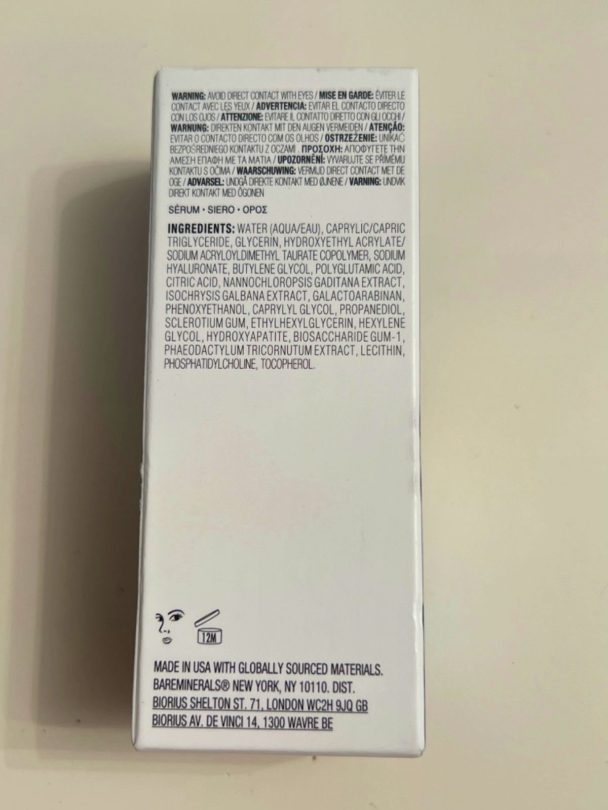 bareMinerals Skin Rescue Pure Moisture Serum 1% PGA + Plant Algae 30ml