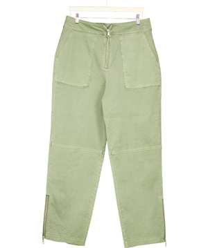 Third Form Green Straight Leg Zip Jeans UK 10