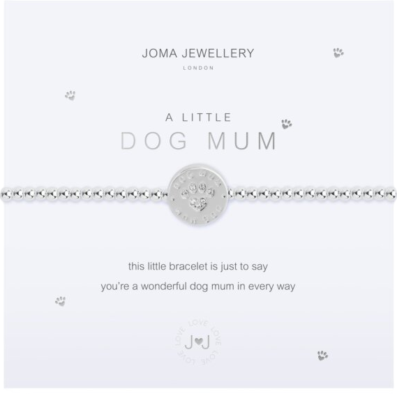 Joma Jewellery Silver A Little 'dog Mum' Bracelet One Size