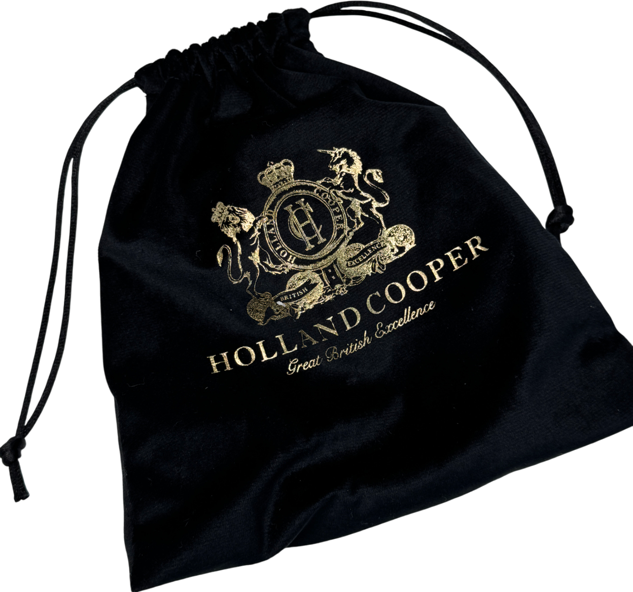 Holland Cooper Brown Herringbone Tweed Headband With Gold Crest Logo One Size