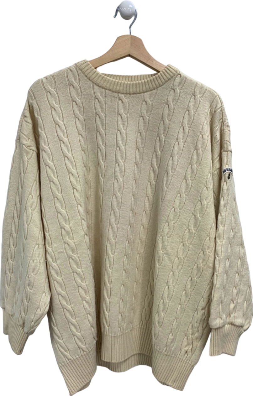 Paul & Shark Cream Cable Knit Jumper UK XL