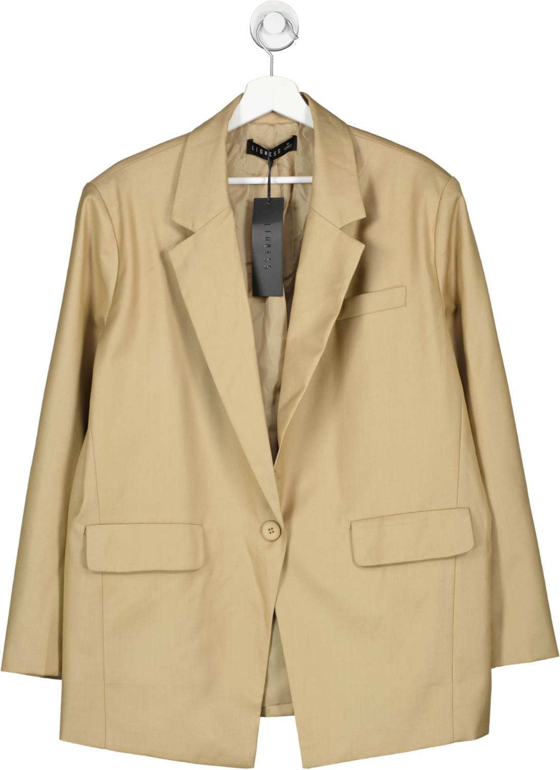 Lioness Beige Welcome To The Jungle Blazer UK M