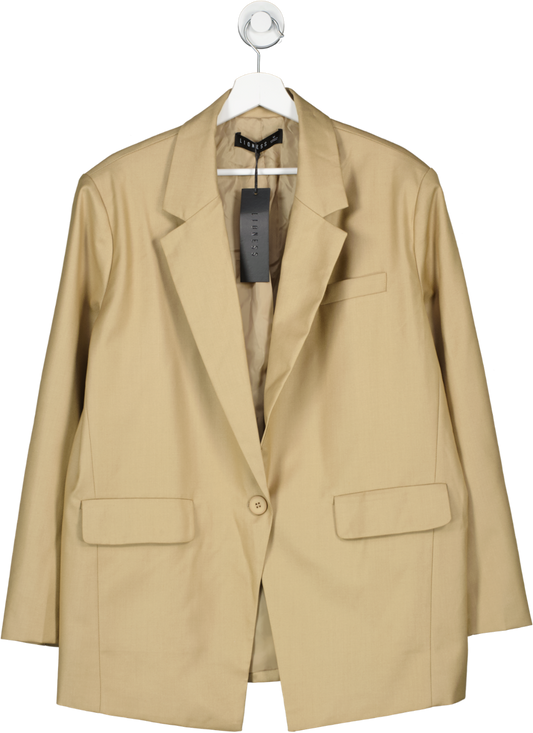 Lioness Beige Welcome To The Jungle Blazer UK M