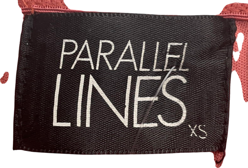 parallel lines Orange Parallel Lines Bandeau Wide Leg Jumpsuit With Leg Splits UK XS