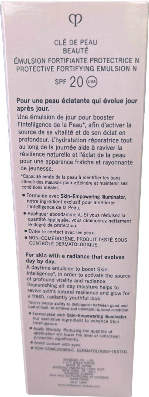 Clé de Peau Beauté Protective Fortifying Emulsion N SPF 20 125ml