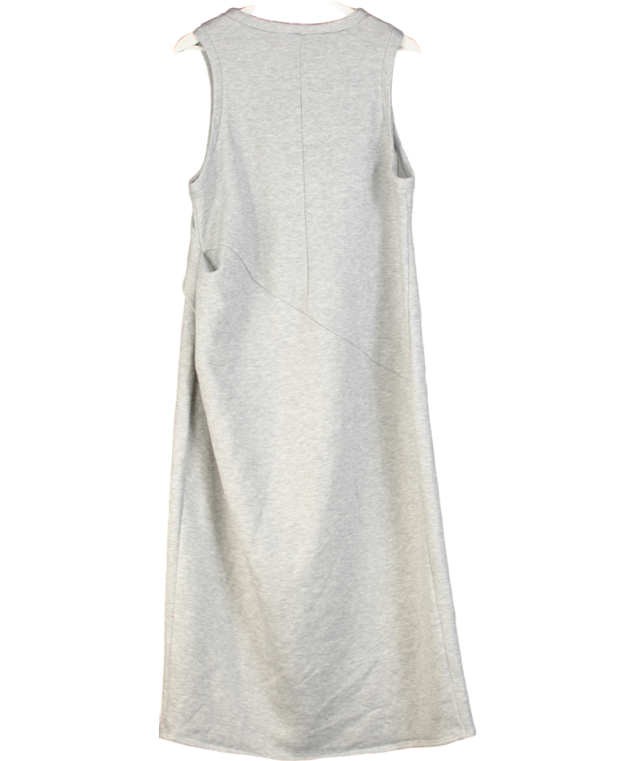 ASOS Grey Crew Neck Sweat Midaxi Dress UK 18