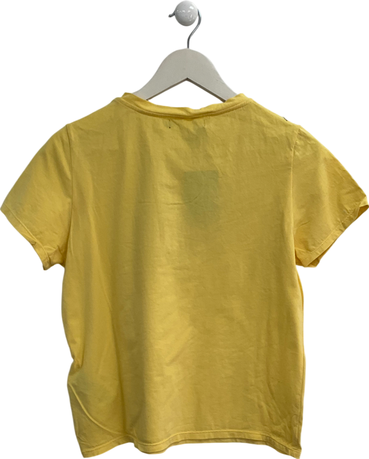 Motelrocks Yellow Saki Strawberry T-shirt UK S
