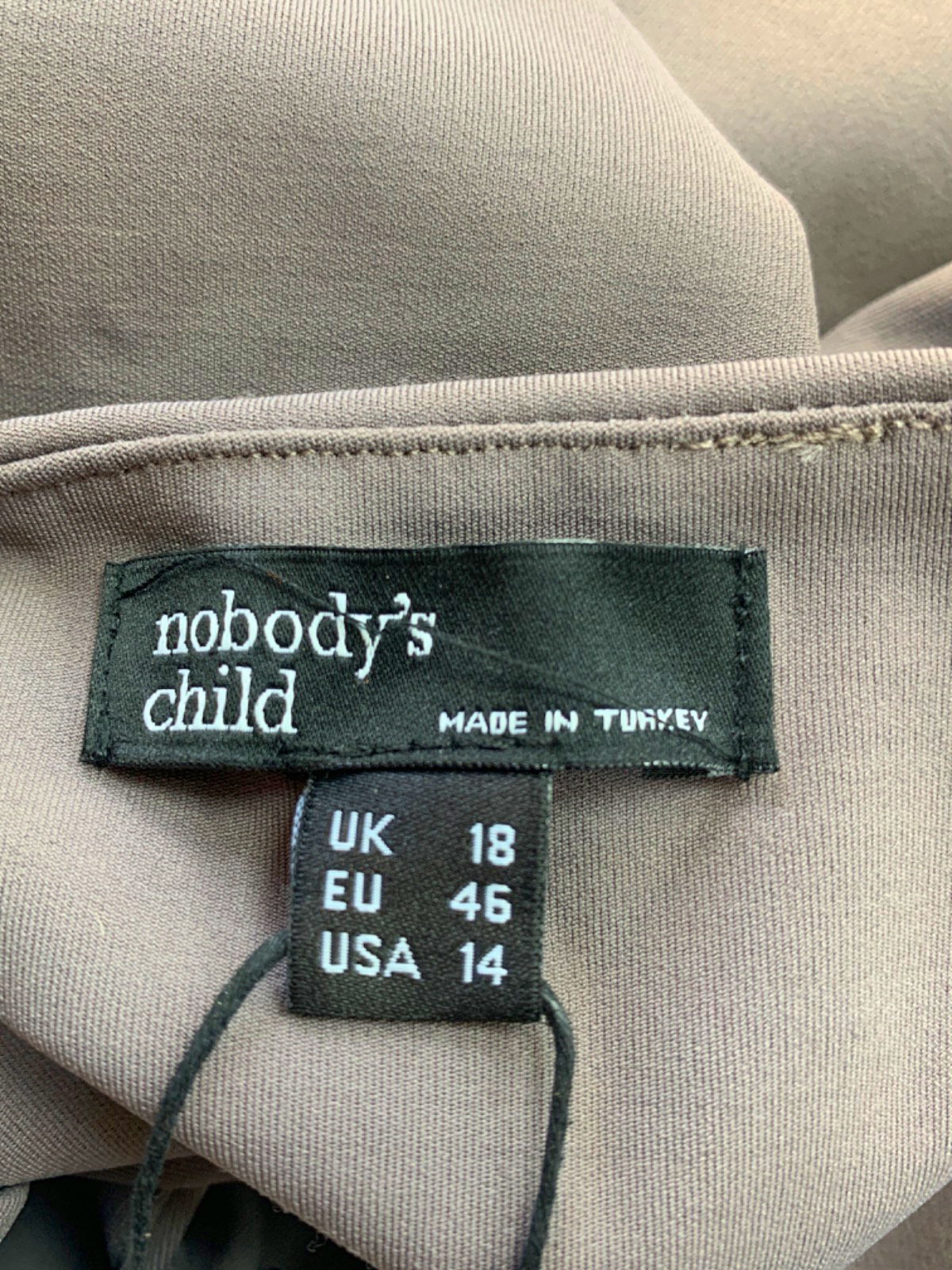 Nobody's Child Grey Sleeveless Top UK 18