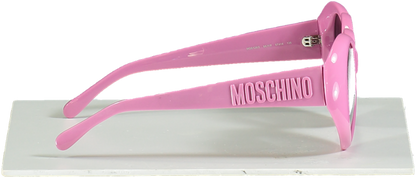 Moschino Pink Heart Shaped logo Arm Sunglasses