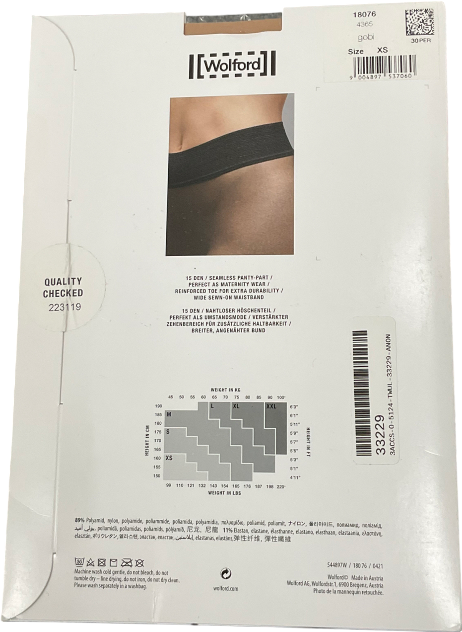 Wolford Nude Fatal 15 Seamless Tights UK XS