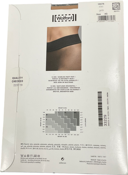 Wolford Nude Fatal 15 Seamless Tights UK XS