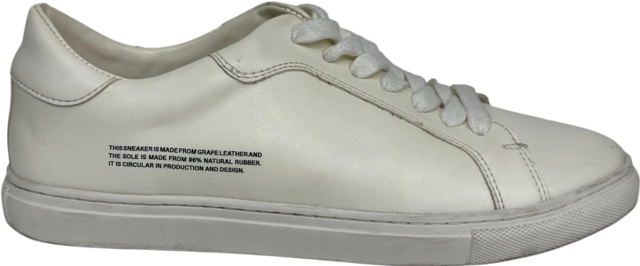 PANGAIA White Low Top Trainers UK 6 EU 39 👠