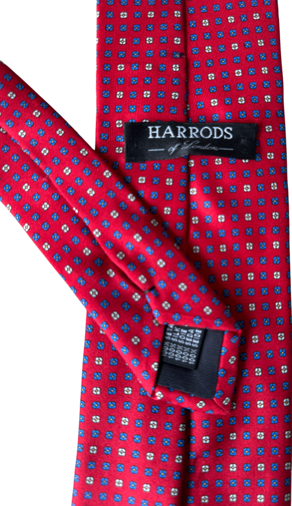 Eton Red 100% Silk Necktie One Size