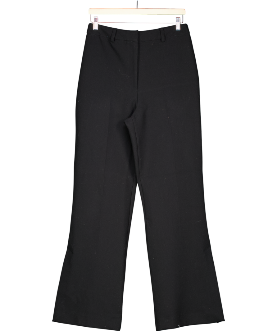 River Island Black Tapered Straight Leg Trousers UK 12