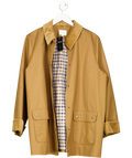 Sezane Brown Canvas Mid-weight Jacket UK 14