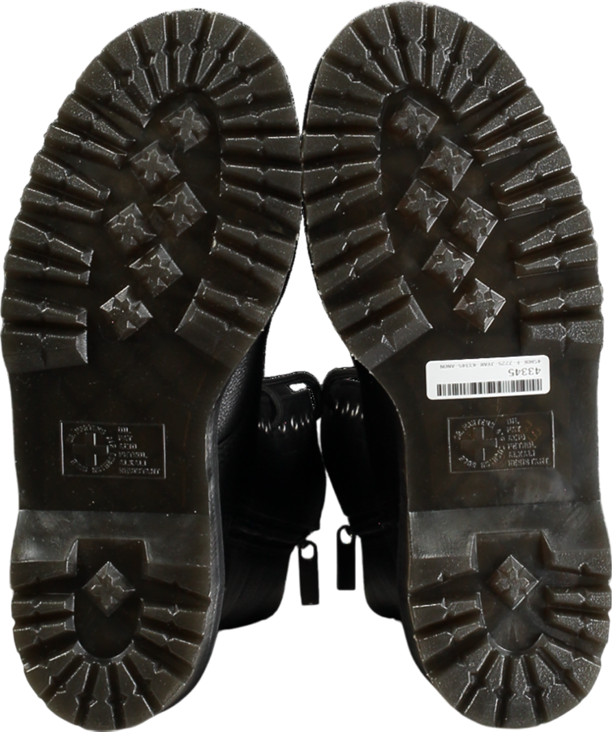 Dr Martens Black 1b99 Virginina Leather High Boots UK 10 EU 44 👞