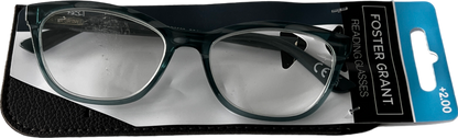 foster grant Como Lenses Reading Glasses Green/black +2