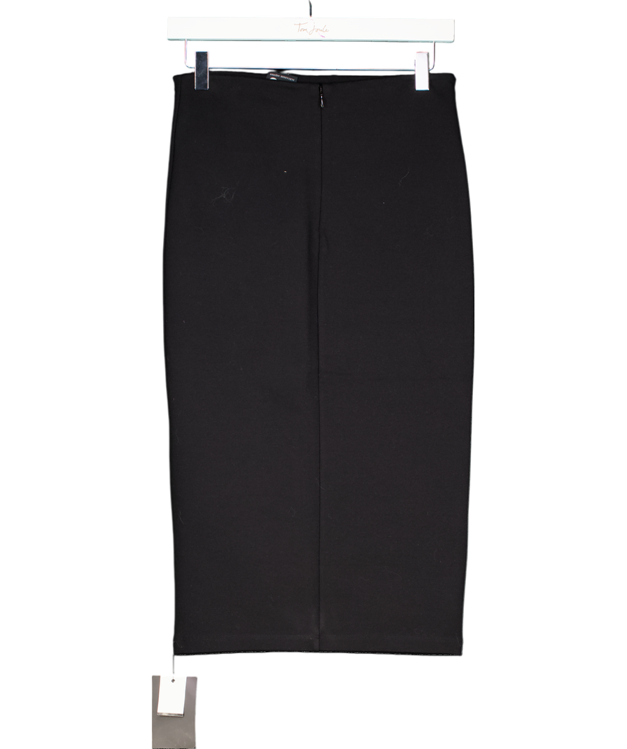 Alexander McQueen Black Midi Pencil Skirt UK S