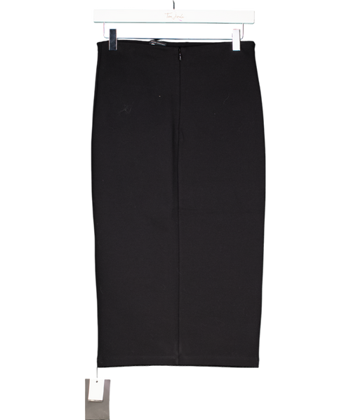 Alexander McQueen Black Midi Pencil Skirt UK S