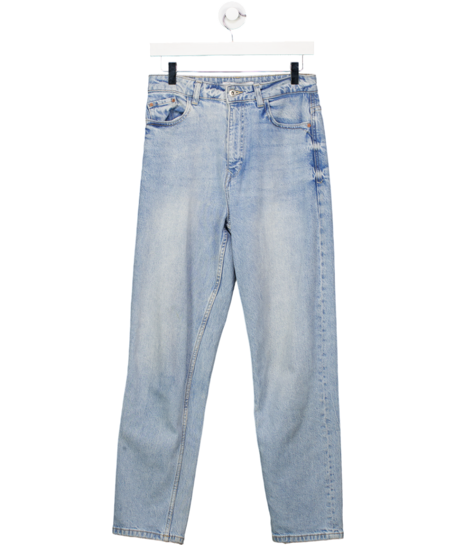 ZARA Light Blue High Waisted Mom Jeans UK 10