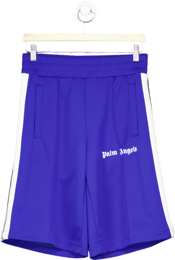 Palm Angels Blue Track Shorts XS