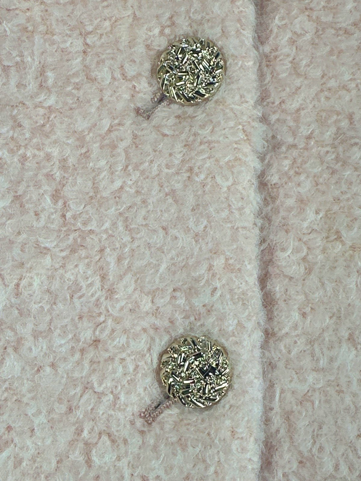 Goelia Pink Bouclé Wool Blend Jacket XS