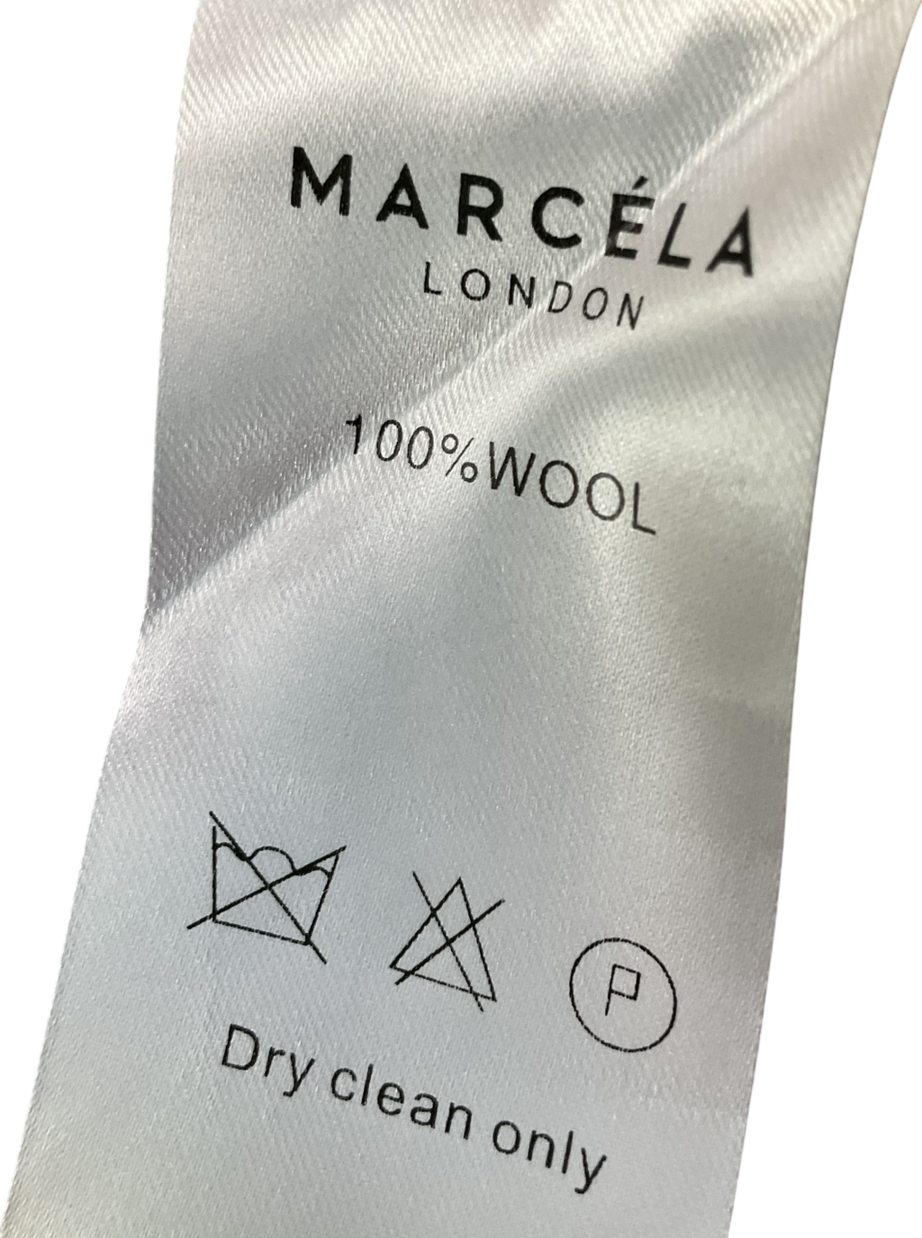 Marcela Beige Maia Wool Coat With Scarf One Size