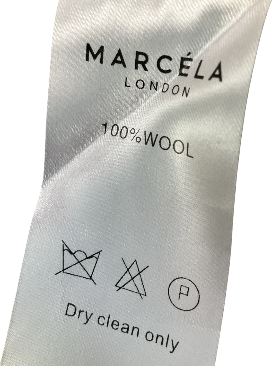 Marcela Beige Maia Wool Coat With Scarf One Size