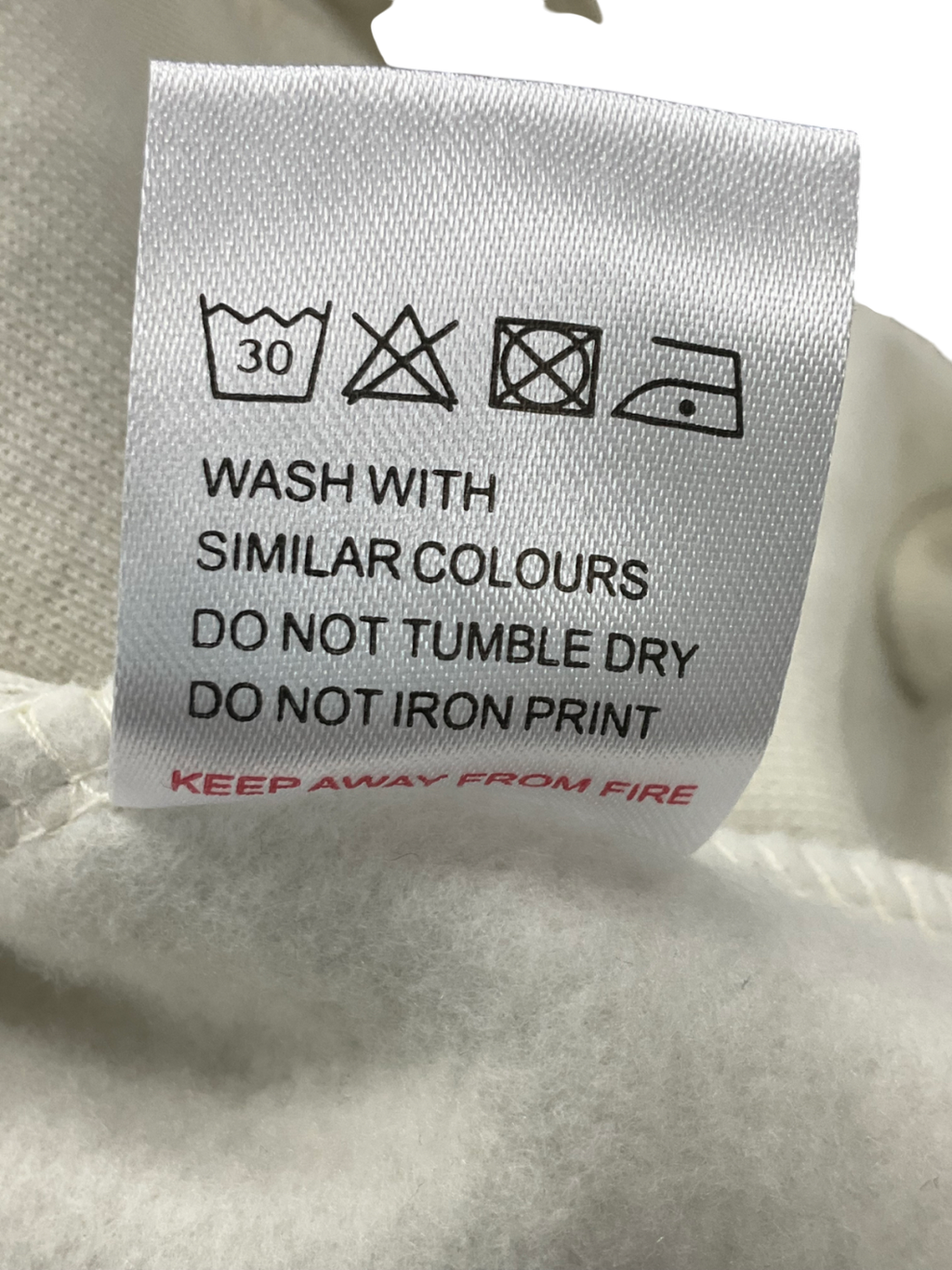 REBL Beige Signature Luxe Stone Sweatshirt UK M