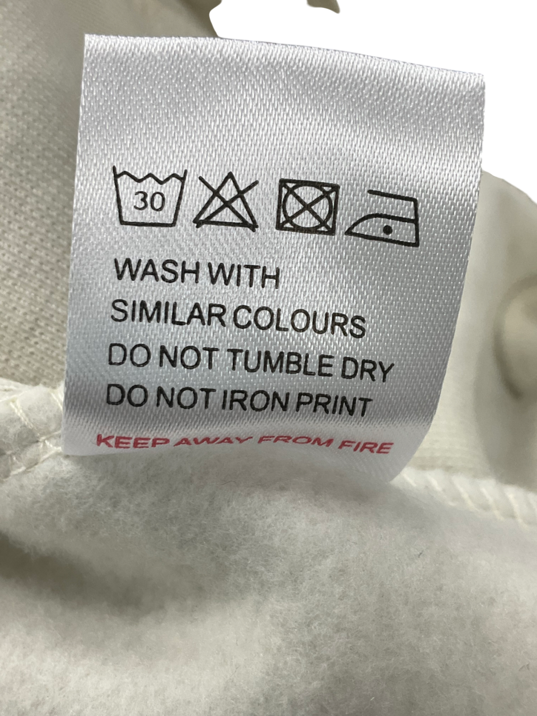 REBL Beige Signature Luxe Stone Sweatshirt UK M