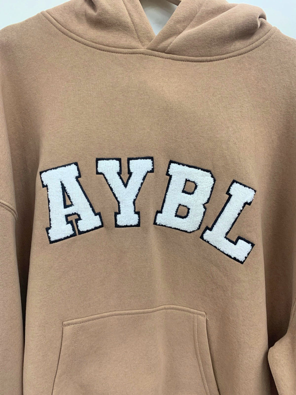 Aybl Beige Hooded Sweatshirt UK L