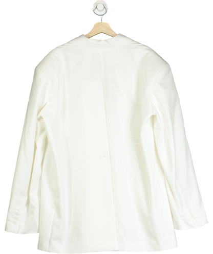 Basilika White Oversized Blazer One Size