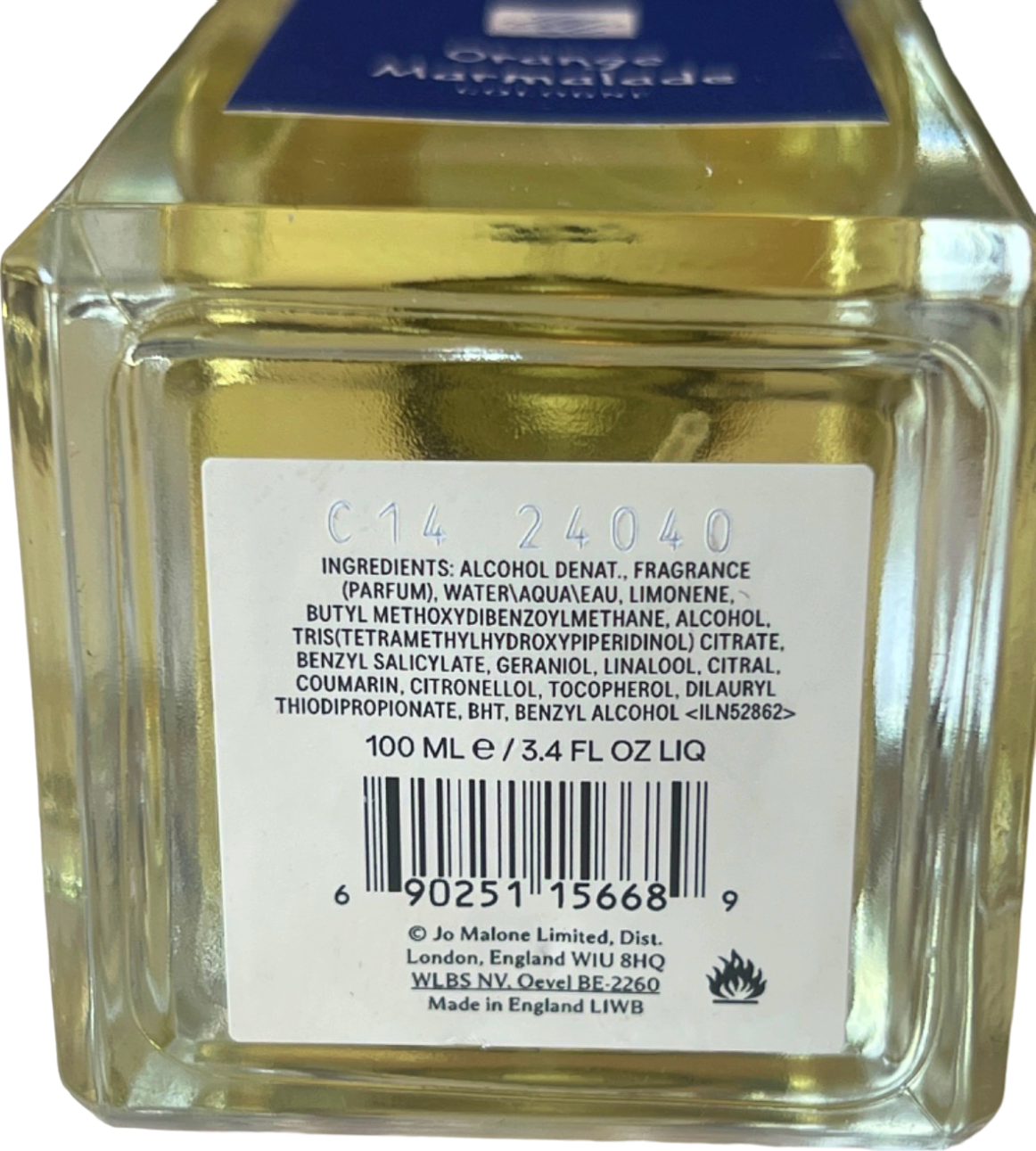 Jo Malone London Orange Marmalade Cologne 100 ml