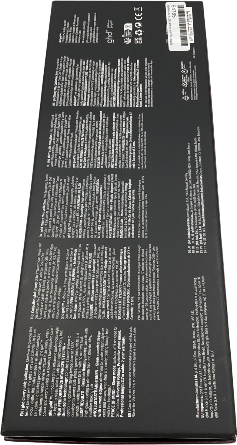 GHD Gold Hair Straightener In Cherry Chic Purple One size