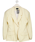 ASOS Yellow Tailored Cinch Waist Blazer UK M