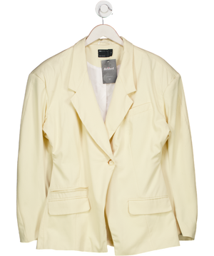 ASOS Yellow Tailored Cinch Waist Blazer UK M