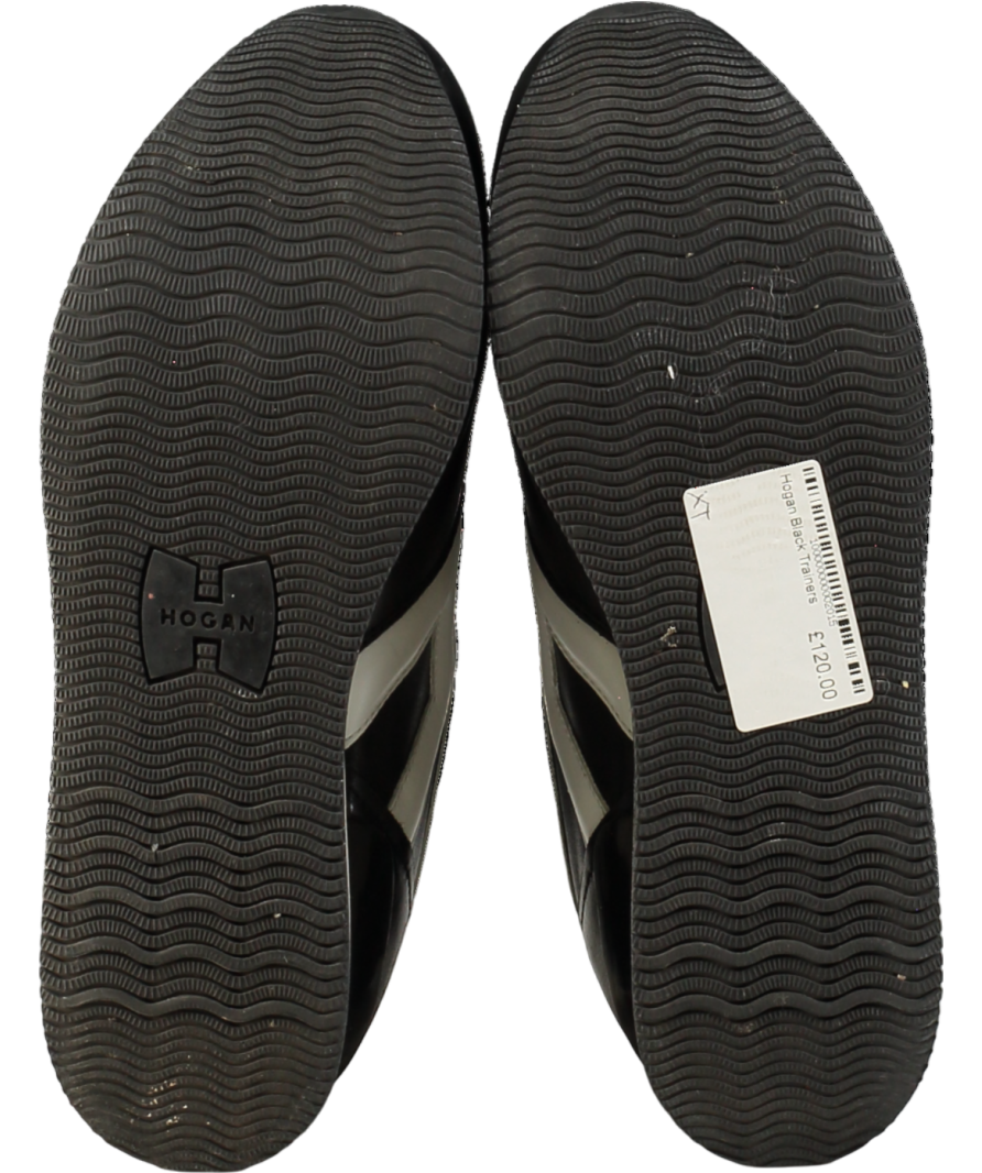 HOGAN Black / White Platform "H" Logo Trainers UK 5.5 EU 38.5 👠