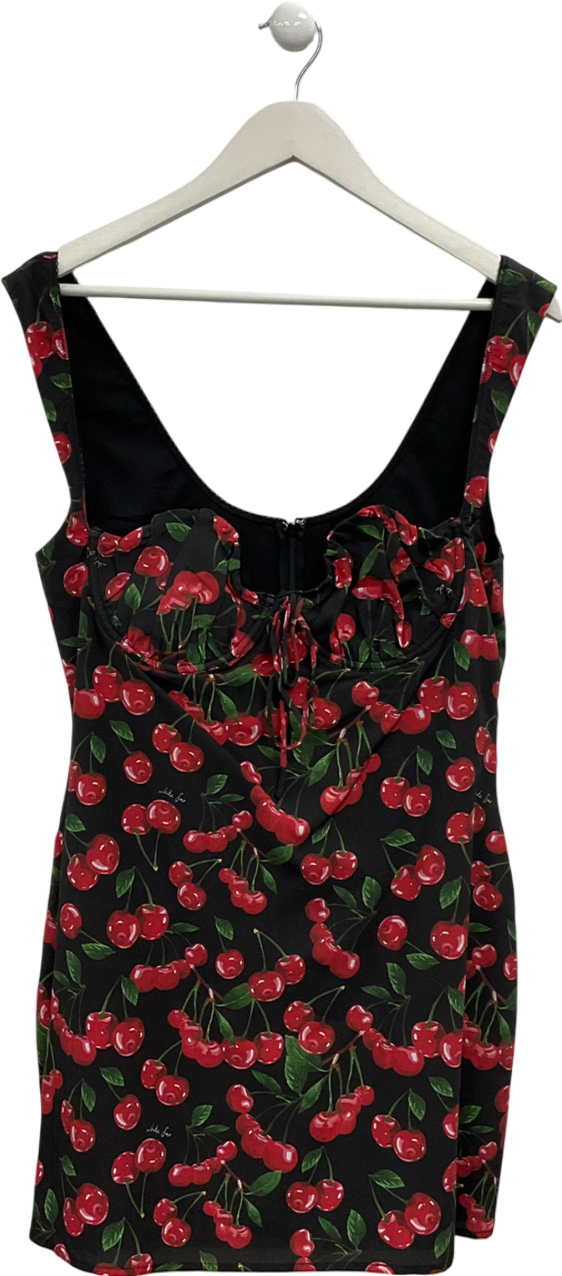 White Fox Black Party Next Door Mini Cherry Dress UK XL