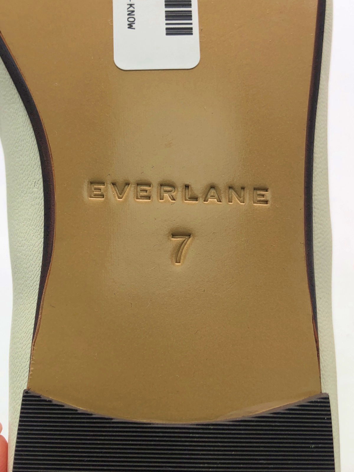 Everlane White Mary Jane Leather Flats US 7 EU 37.5