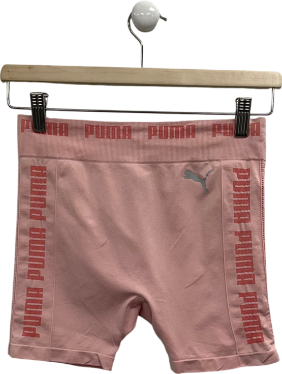 Puma Pink Evoknit  Seamless 5 Inch Training Shorts UK M