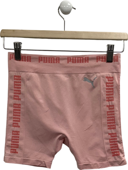 Puma Pink Evoknit  Seamless 5 Inch Training Shorts UK M