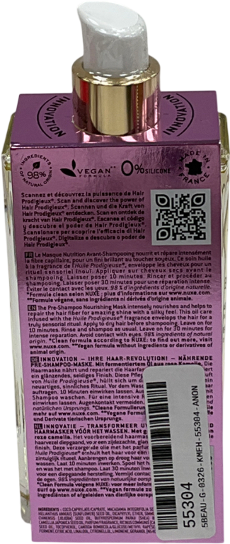 Nuxe Hair Prodigieux® Pre-shampoo Nourishing Mask 125ml