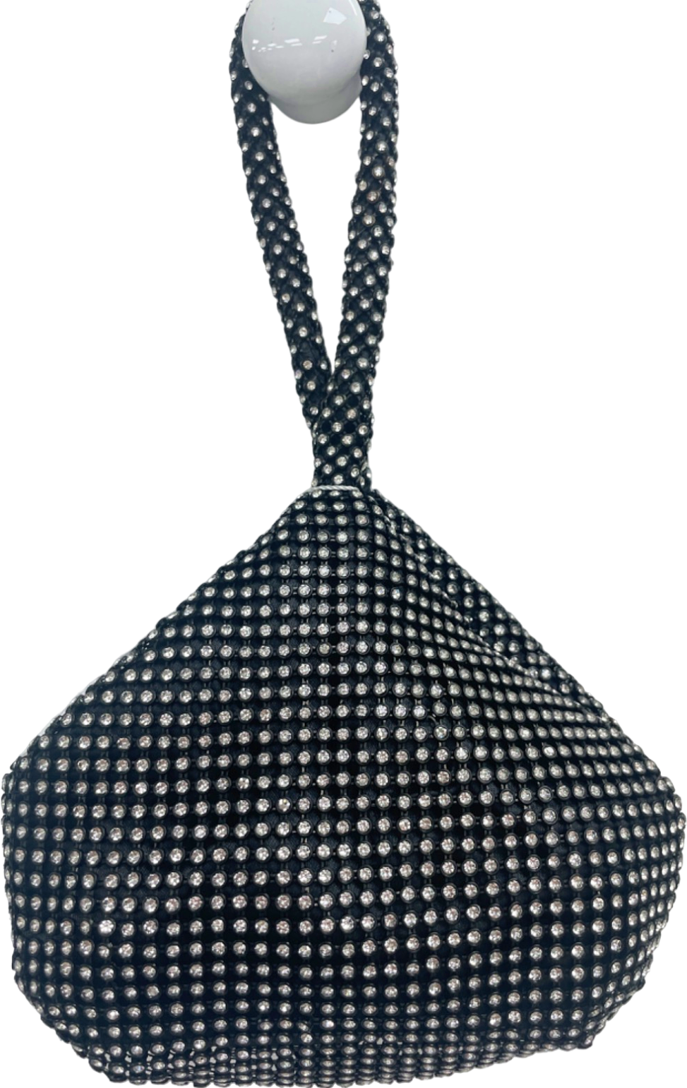 New Look Black Diamante Grab Clutch One Size