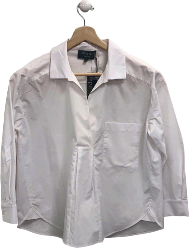 Wyse London DB x Wyse Cotton Shirt - White UK 8