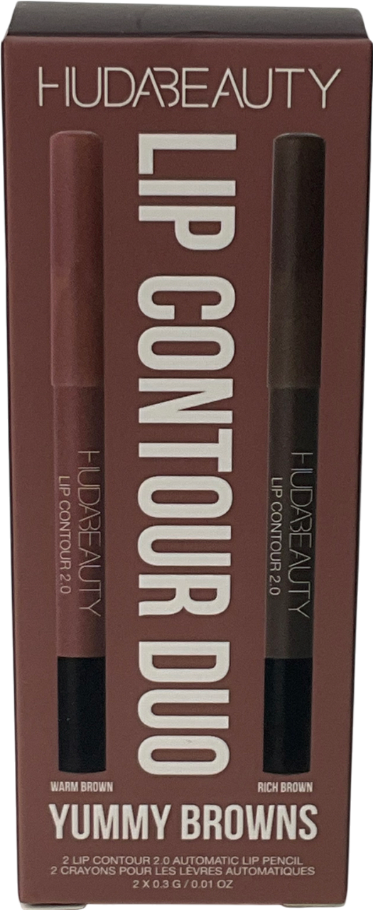 Huda Beauty Lip Contour Duo Yummy Brown 3g