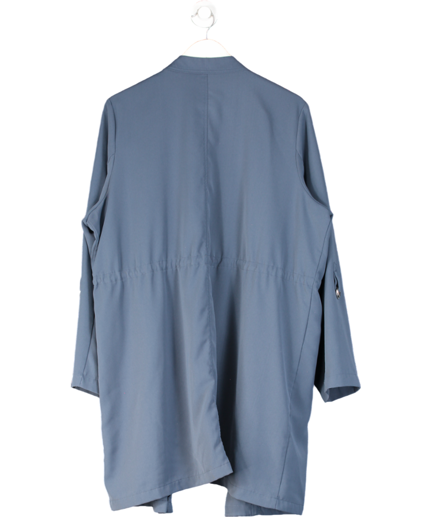 New Look Blue Plus Drawstring Waist Open Shacket UK 22