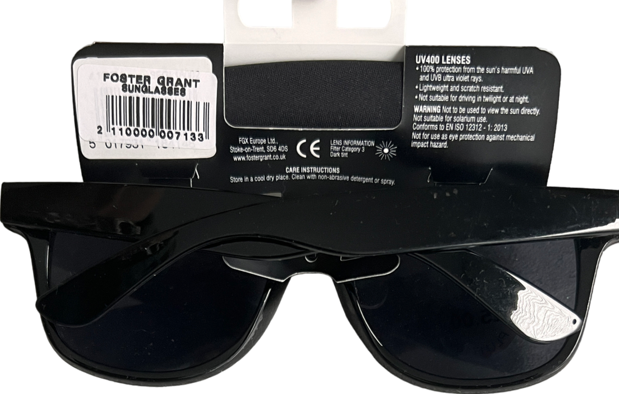 foster grant Black Max Block Sunglasses Uv400 Lenses