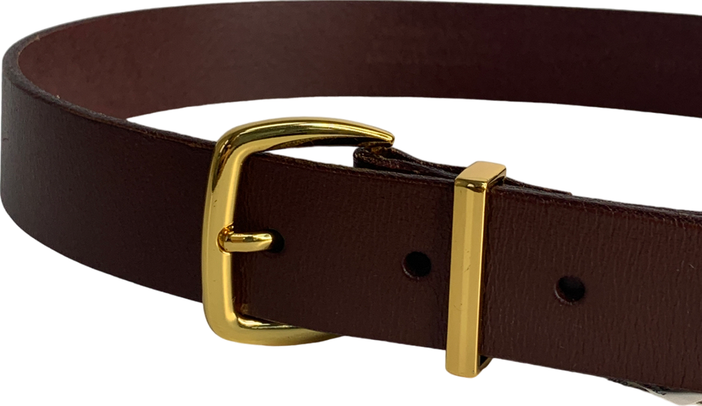 Madewell Brown Leather Belt UK XS
